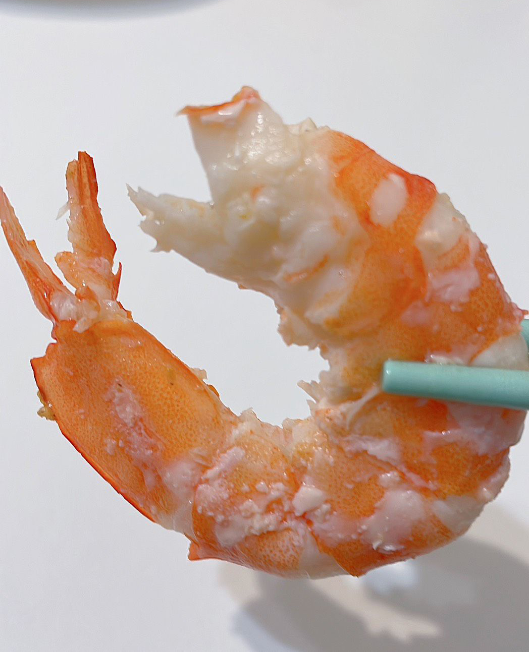 金新鮮無毒白蝦